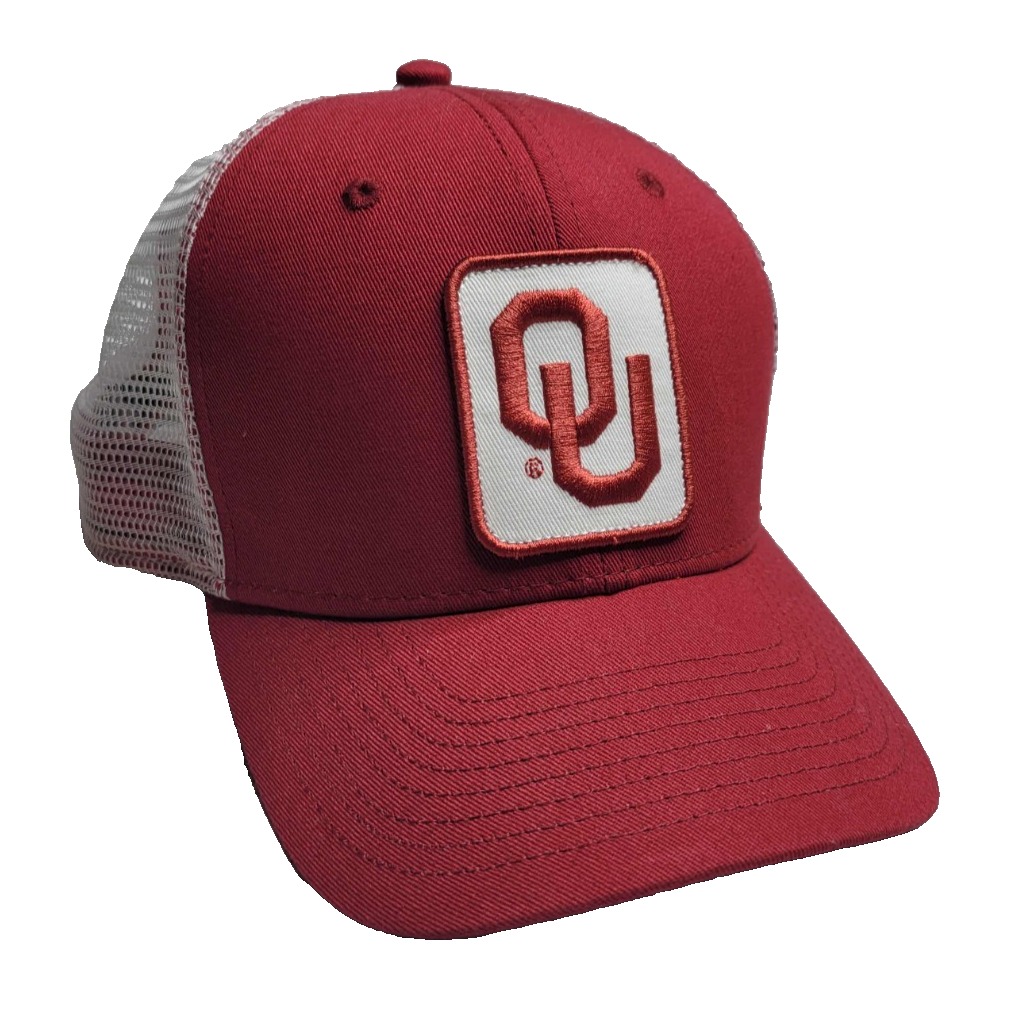 Oklahoma Sooners Ou Nike Hat Cap Snapback Red Patch Adjustable